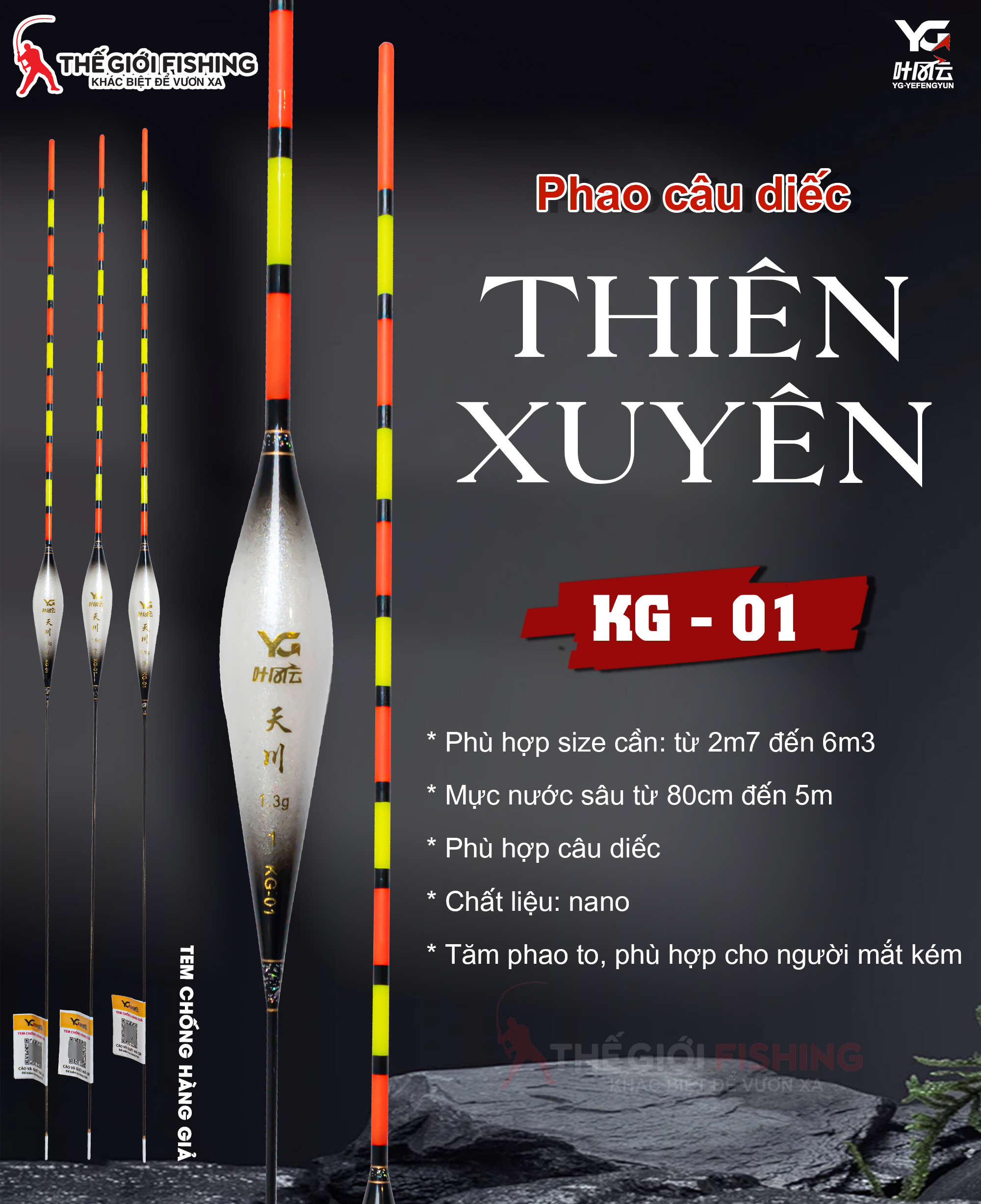 PHAO CÂU DIẾC THIÊN XUYÊN KG-01