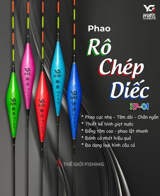 PHAO CÂU TỔNG HỢP RÔ, CHÉP, DIẾC R7-01