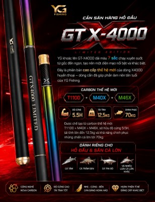 CẦN SĂN HÀNG TỔNG HỢP GTX4000 Limited