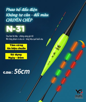 Phao hố đấu điện N-31, phao đổi màu, - chuyên chép