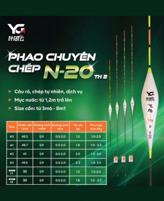 Phao câu tổng hợp Rô - Chép thế hệ mới N-20