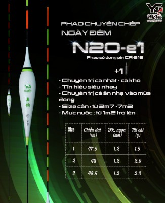 PHAO ĐIỆN CHUYÊN CHÉP N20-E1 CHUYÊN TRỊ CÁ NHÁT - CÁ ĂN NHẸ - CÁ KHÓ