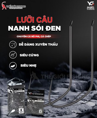 LƯỠI CÂU NANH SÓI ĐEN