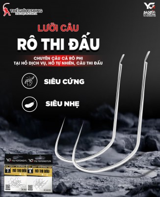 LƯỠI CÂU RÔ THI ĐẤU