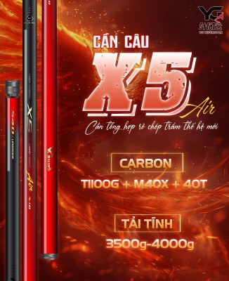 CẦN TỔNG HỢP RÔ - CHÉP - TRẮM X5 LIGHTWEIGHT