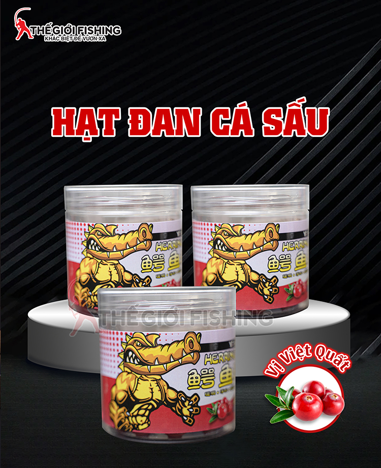 HẠT ĐAN CÁ SẤU VỊ VIỆT QUẤT ĐỎ