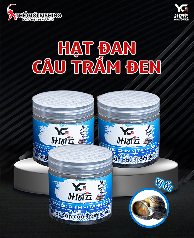 HẠT ĐAN CÂU TRẮM ĐEN VỊ TANH ỐC